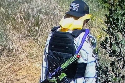 Heavily armed man arrested near Trump golf course scrawled ‘Why So Serious?’ on one of his weapons, cops say