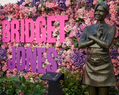 Bridget Jones statue becomes permanent resident of Leicester Square: ‘She makes Londoners feel seen’