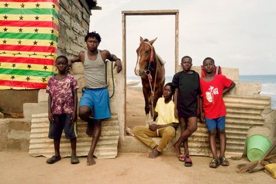A ruined building, five Ghanaians and an elegant horse: Ron Timehin’s best photograph
