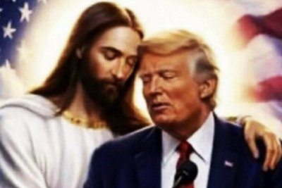 Trump posts a picture of Jesus hugging him days after his AI-deity image drew widespread anger
