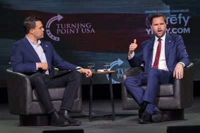JD Vance warns Pope to ‘be careful when he talks about theology’ and draws heckles at low turnout TPUSA event