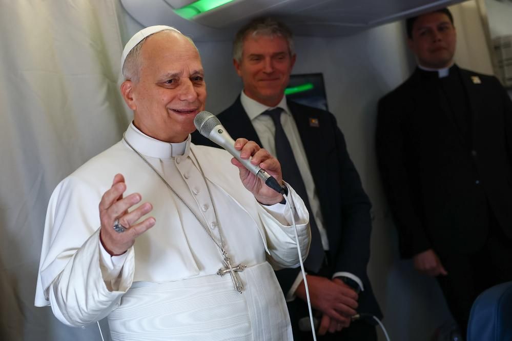 Pope Leo shares message of unity amid spat with Trump:…
