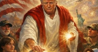 Trump Reshares AI Image Depicting Himself with Jesus, Sparks Renewed Backlash