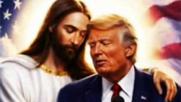 Trump Shares Image of Jesus Comforting Him Days After 'Blasphemous' AI Post Sparks Religious Backlash