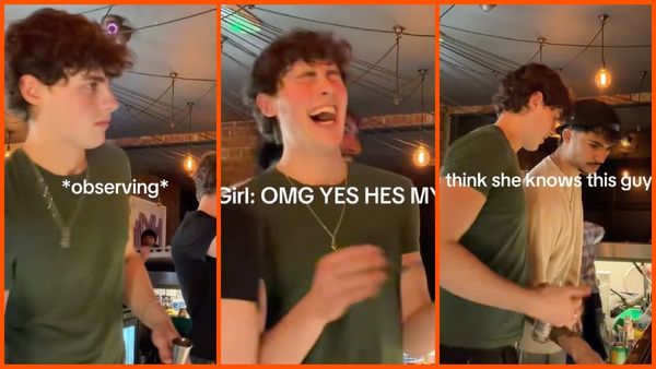 Woman at bar was ‘not vibin’ with a man so the bartenders stepped in. His response is not what anyone expected: ‘Thank you for checking’