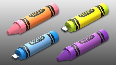 No, it's not a crayon; it's SanDisk's latest novelty USB flash drive!