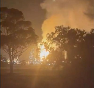 Geelong fire: blaze at one of Australia’s two oil refineries extinguished after 13 hours as fuel supply fears remain