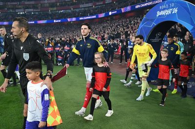 Mikel Arteta reveals who chose Declan Rice to captain Arsenal in Martin Odegaard absence
