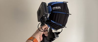 Amaran Ray 120c review: I've been using this new portable video light, and it's more than I bargained for