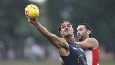 Nick who? Young ruckman to take on Swans star Grundy