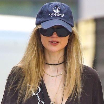 Jennifer Lawrence Revives an Infamous Status Sandal With a $4,500 Dior Bag