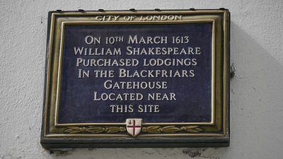 New discovery solves mystery of the location of Shakespeare's London house