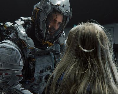 Pragmata review – soulful sad dad saga in stunning outer space