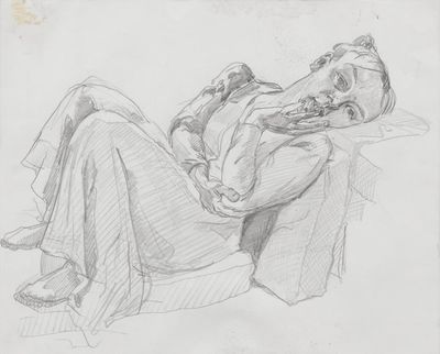 Paula Rego review – tantalising drawings with the shoeprints left on them