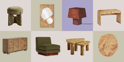 Burl Wood Furniture Is the Biggest Trend on the High Street Right Now — An Interior Stylist Handpicks the Best of What's Out There