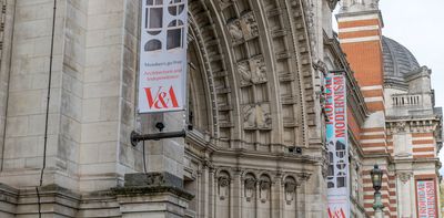 The V&A catalogue row shows China’s censorship now travels through cultural supply chains