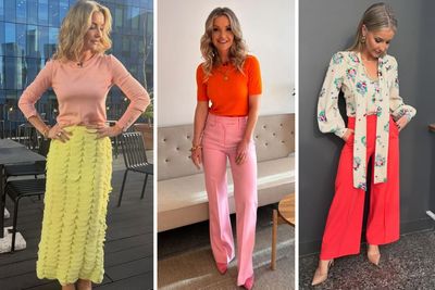 Helen Skelton cements pink and orange as the surprisingly wearable colour combination we'll be trying this spring