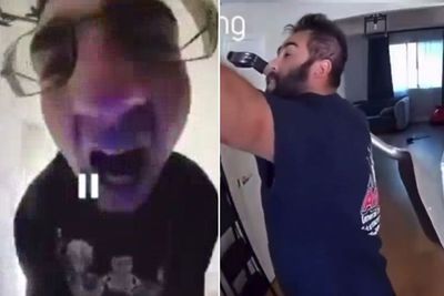 Dad rushes home to save pregnant wife and young son from man who broke into home after ranting on doorbell cam