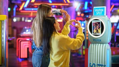 Fujifilm just supersized an Instax camera to build a photo booth. Meet the Instax Spot