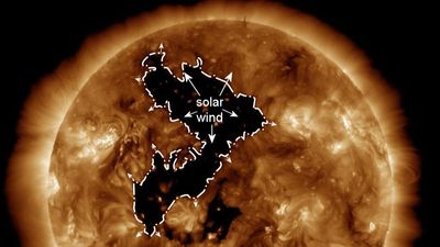 Northern lights may be visible from several US states Friday and Saturday as giant hole opens up in sun's atmosphere