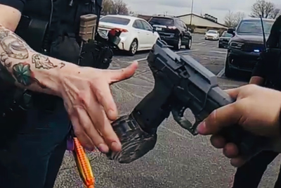 Teen spends three days behind bars after cops find him armed with a water gun