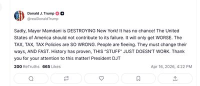 Trump Turns on NYC Mayor Zohran Mamdani After Months of Cooperation