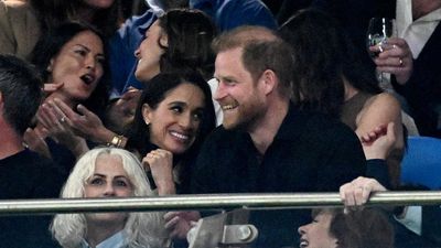 Harry and Meghan continue Invictus cause at the rugby