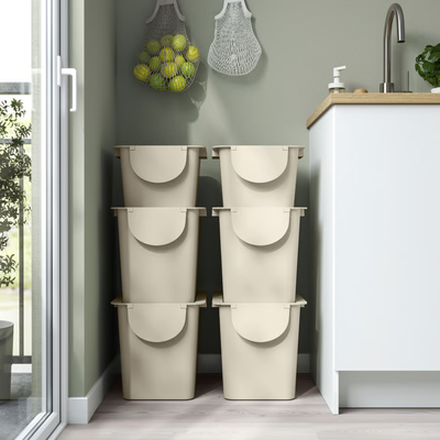 IKEA's £4 space-saving bins will make following the new, simpler recycling rules in England easier – they're perfect for sorting waste in a tiny kitchen