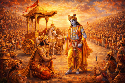 Why Not a Temple? Why Krishna Chose War for Gita