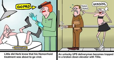43 New One-Panel Comics By Dan Gibson That Show Aging Is Anything But Predictable