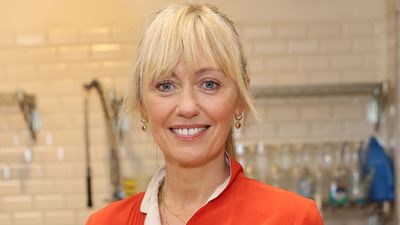 Clodagh McKenna's sporty trousers and elegant top outfit formula is the key to styling the athleisure trend