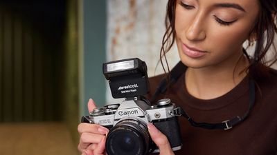 The Wesctott S18 Mini is a cheap and tiny flash that still has a tilt head and USB-C recharging – and it only weighs as much as a deck of cards