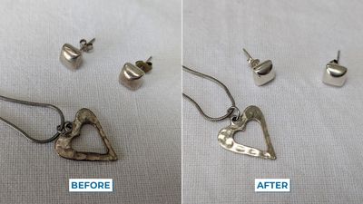 I tried the viral aluminum foil hack to clean silver jewelry — and the results surprised me
