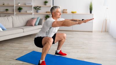 Over 60? If you can do this many squats your leg strength is 'above average'