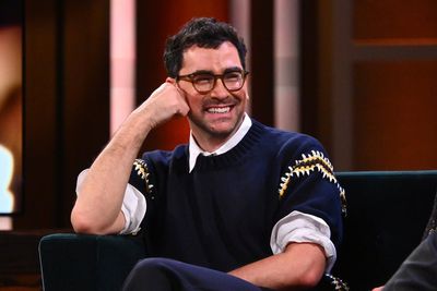Dan Levy unnerved by Mr Blobby on Claudia Winkleman Show