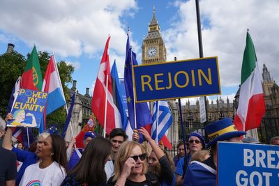 More than half of UK voters support rejoining the EU, study finds