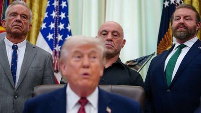 What is Joe Rogan doing in the White House? Trump invites podcaster and calls him 'liberal'