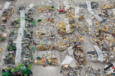 Man in US accused of stealing $34,000 worth of Lego and returning boxes filled with pasta