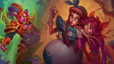 See this artist's super-vibrant interpretations of Alice in Wonderland and Hearthstone