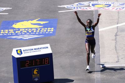 A stacked field and a tailwind could mean another year of fast times at the Boston Marathon