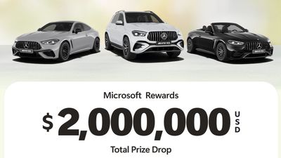 Microsoft offers $2 million sweepstake for Edge users, but no one noticed for a month — $1 million cash, Mercedes-Benz cars among prizes in desperate push for users