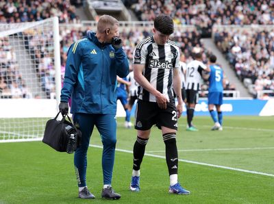 Newcastle dealt double injury worry as Eddie Howe issues latest on England trio