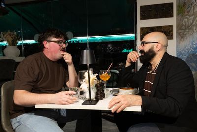 Dining across the divide: ‘I think property is a right, not a business – he thinks differently because he’s a landlord’