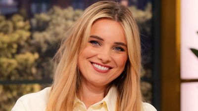 Butter yellow is still a huge look for spring and Sian Welby’s pastel co-ord gives the soft shade a fresh new spin