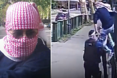 Watch: Armed man ‘tries to break into London’s Israeli embassy by climbing over fence’