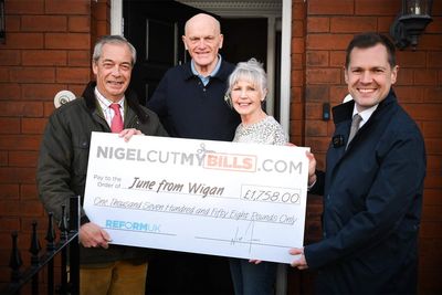 ‘I’ll believe it when I see it’: People on street that won Farage’s energy bills competition say Reform hasn’t paid