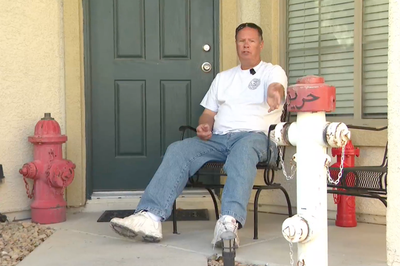 Veteran says HOA is targeting his front-yard displays that commemorate his military service and firefighting career
