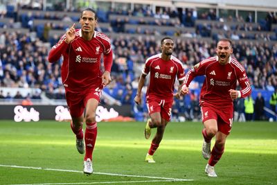 Virgil van Dijk earns Liverpool dramatic derby win against Everton