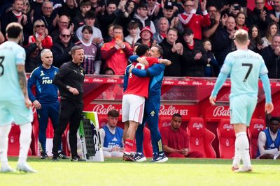 Nottingham Forest’s Morgan Gibbs-White backed for England recall after hat-trick