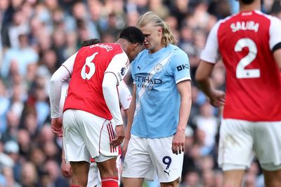 Man City v Arsenal: Did Haaland just save Gabriel from a red card? Was this the moment the Gunners lost the title?